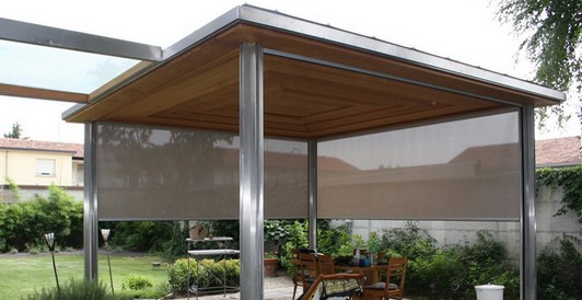 Pergola fermée par ZIP